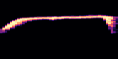 Syllable 5 spectrogram, 6–10 kHz