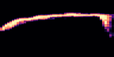 Syllable 2 spectrogram, 6–10 kHz