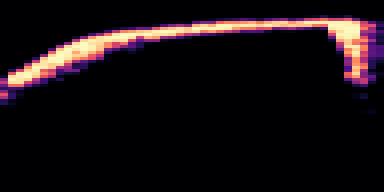 Syllable 2 spectrogram, 6–10 kHz