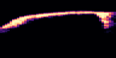 Syllable 4 spectrogram, 6–10 kHz