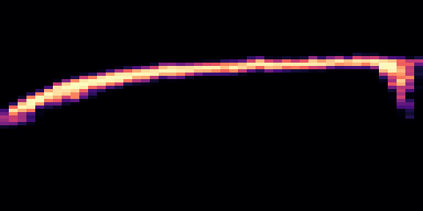 Syllable 2 spectrogram, 6–10 kHz