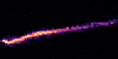 Syllable 1 spectrogram, 6–10 kHz