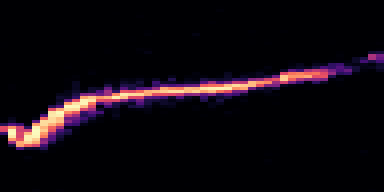 Syllable 1 spectrogram, 6–10 kHz
