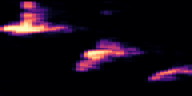 Syllable 1 spectrogram, 6–10 kHz