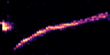 Syllable 1 spectrogram, 6–10 kHz