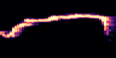 Syllable 1 spectrogram, 6–10 kHz