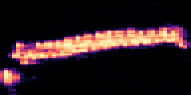 Syllable 1 spectrogram, 6–10 kHz