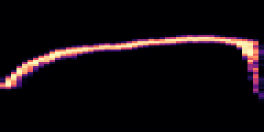 Syllable 1 spectrogram, 6–10 kHz