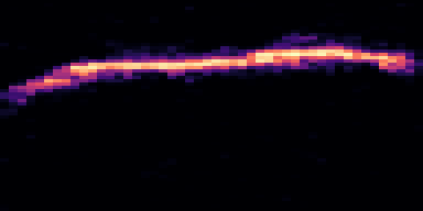 Syllable 1 spectrogram, 6–10 kHz