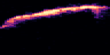 Syllable 1 spectrogram, 6–10 kHz
