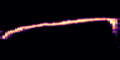 Syllable 1 spectrogram, 6–10 kHz
